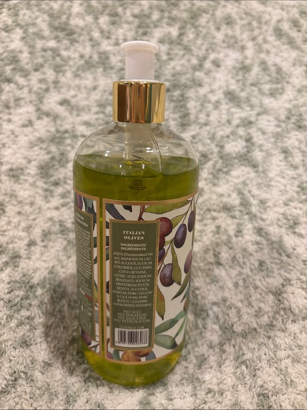 Hopificio Italian Olives Luxury Hand Soap NWT 16.9oz